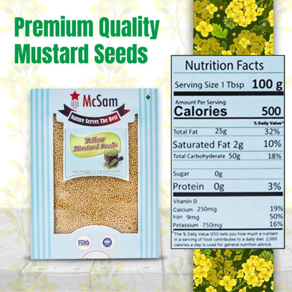 Yellow Mustard seeds